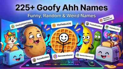 Goofy Ahh Names
