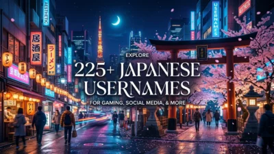 Japanese Usernames