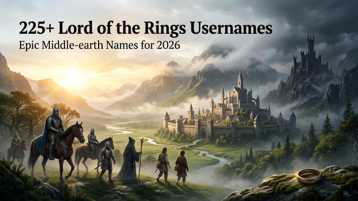 Lord of the Rings Usernames