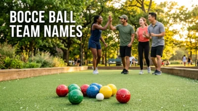Bocce Ball Team Names