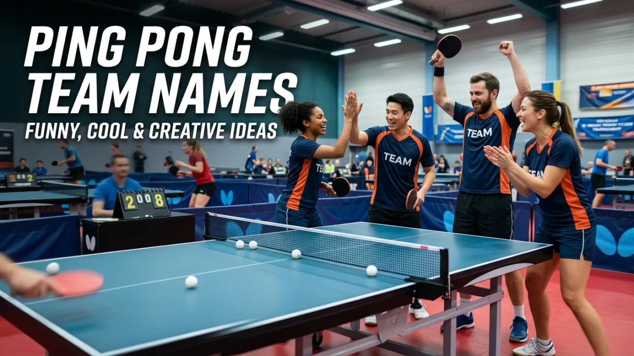 Ping Pong Team Names
