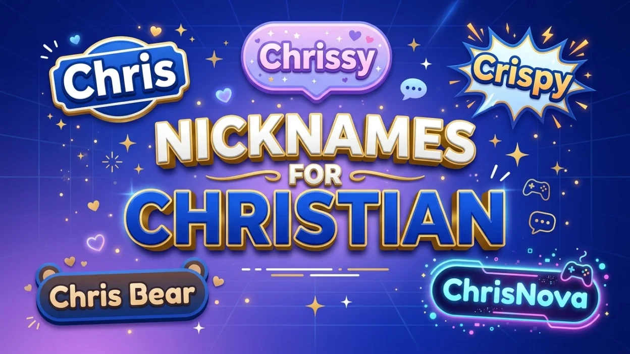 Nicknames for Christian