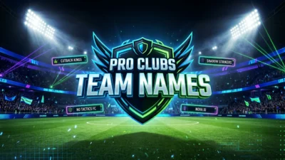 Pro Clubs Team Names
